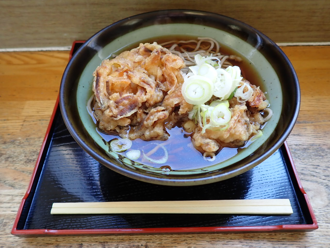 かき揚げそば